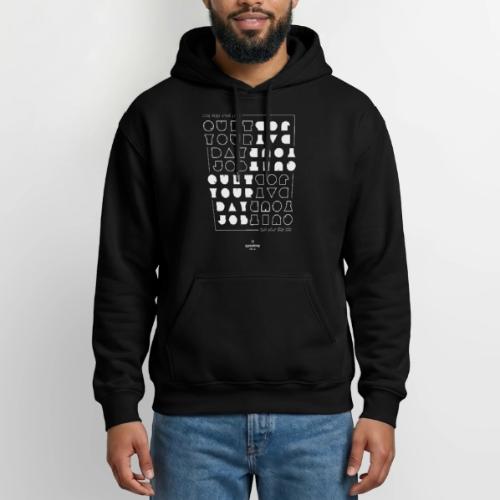 Quit upside white - Gildan Heavy Blend Adult Hoodie