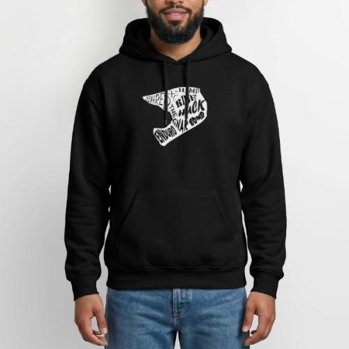 MTB Slang Helmet - Heavyweight Unisex Hoodie by Gildan