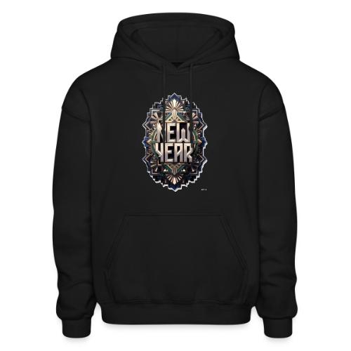 Evergreen New Year T-Shirt - Heavyweight Unisex Hoodie by Gildan