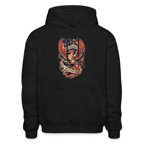 Phoenix New Year T-Shirt - Heavyweight Unisex Hoodie by Gildan