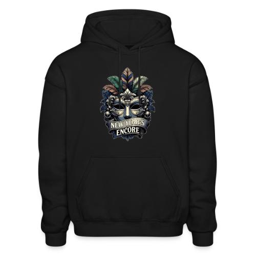Masquerade Mask T-Shirt - Heavyweight Unisex Hoodie by Gildan