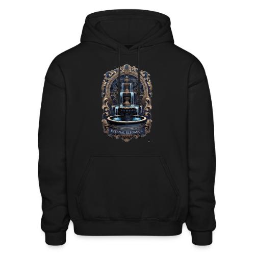 Gilded Baroque Fountain T-Shirt - Heavyweight Unisex Hoodie by Gildan