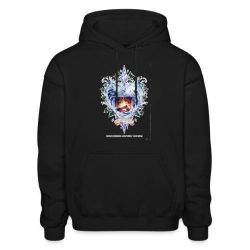 Imbolc Candle Veil T-Shirt | Veiled Rebirth - Heavyweight Unisex Hoodie by Gildan