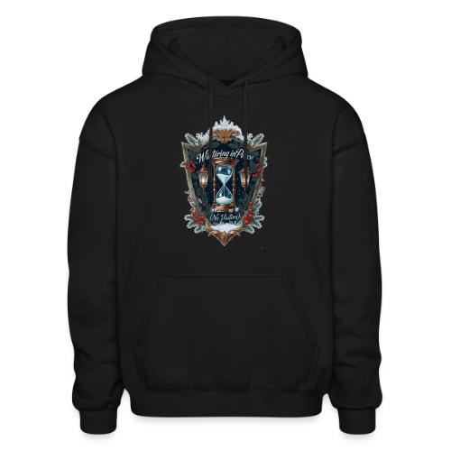 Wintering in Peace (No Visitors) T-Shirt - Heavyweight Unisex Hoodie by Gildan