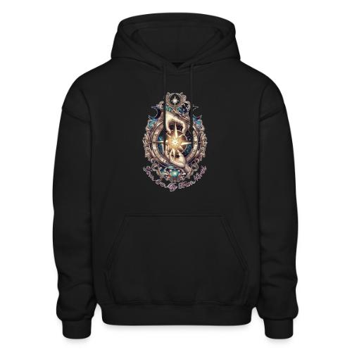 You Are My True North Celestial Compass T-Shirt - Heavyweight Unisex Hoodie by Gildan