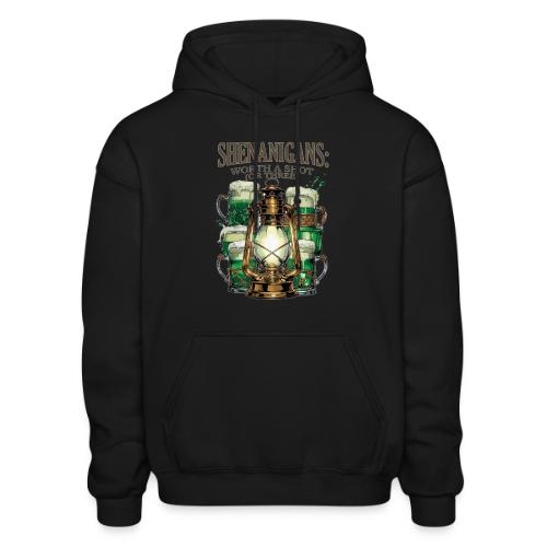 Worth a Shot Lantern Toast Graphic Tee - Gildan Heavy Blend Adult Hoodie