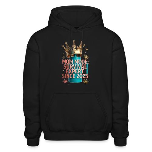 Mom Mode Survival Expert Tee - Heavyweight Unisex Hoodie by Gildan