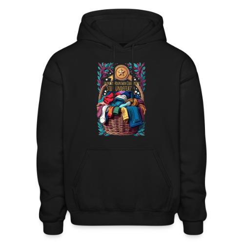 Laundry Mountain Champion Tee | Still Undefeated - Gildan Heavy Blend Adult Hoodie