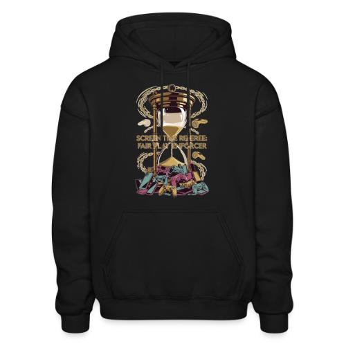 Screen Time Referee T Shirt, Fair Play Enforcer - Gildan Heavy Blend Adult Hoodie