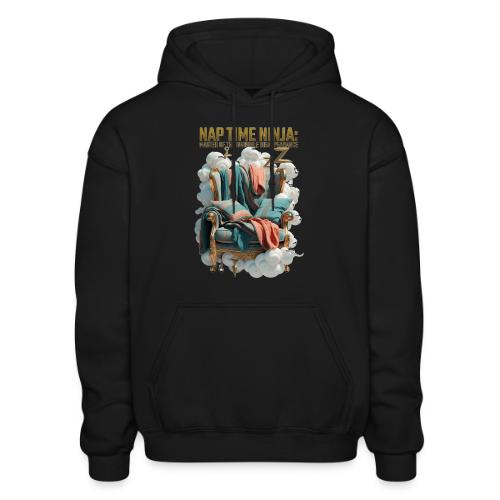 Nap Time Ninja T Shirt - Gildan Heavy Blend Adult Hoodie