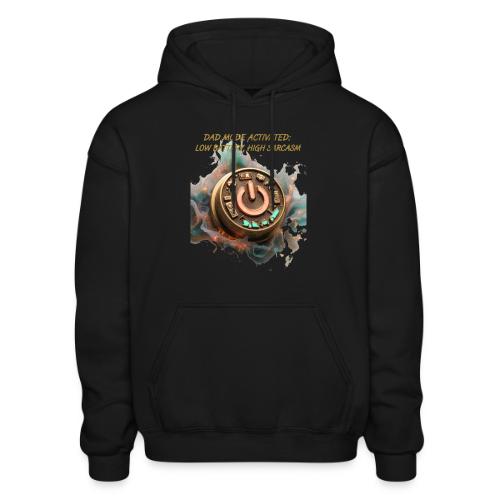 Dad Mode Activated T Shirt, Funny Dad Gift - Gildan Heavy Blend Adult Hoodie