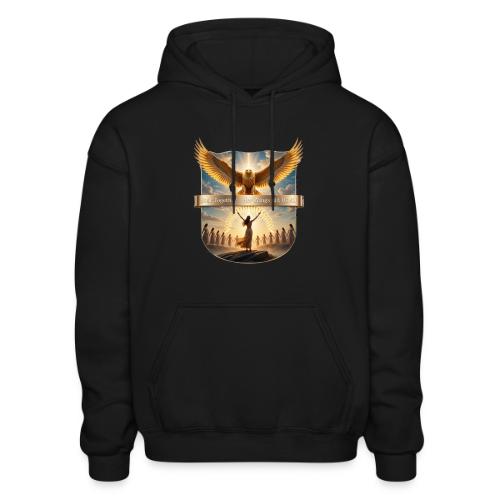 Women’s Day Eagle Matriarch T Shirt,, Gift for Mom - Heavyweight Unisex Hoodie by Gildan