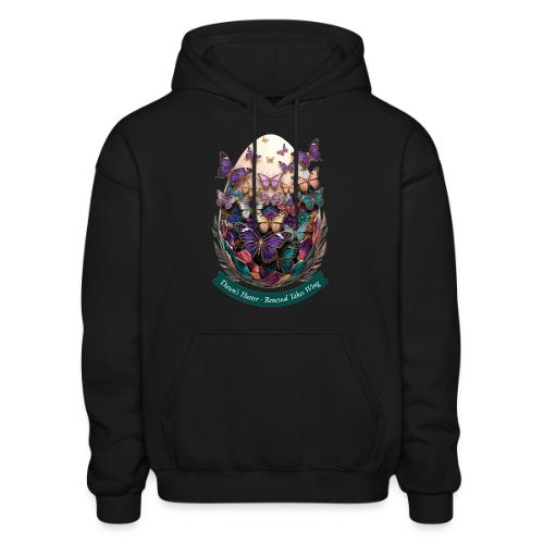 Easter Dawn's Flutter Butterfly T Shirt, Gift - Gildan Heavy Blend Adult Hoodie