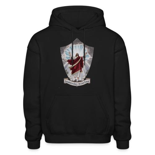 Easter Ascended in Glory T Shirt,Resurrection Gift - Gildan Heavy Blend Adult Hoodie