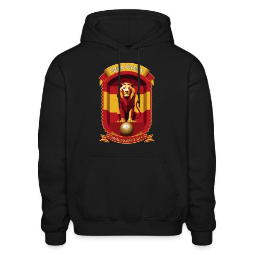 Spain Lion Victory T-Shirt, Flag Pride Crest Gift - Gildan Heavy Blend Adult Hoodie