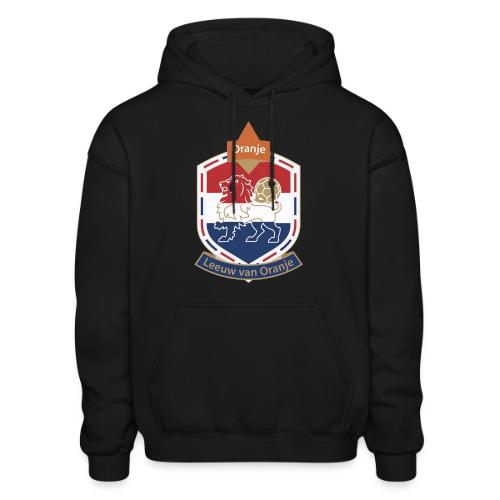 Netherlands Lion Crest T-Shirt, Dutch Badge Gift - Gildan Heavy Blend Adult Hoodie