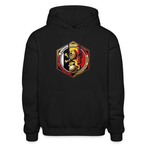 Belgium Lion Valor T-Shirt, Belgian Pride Gift - Gildan Heavy Blend Adult Hoodie