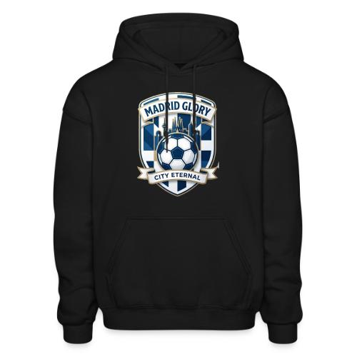 Madrid Skyline Glory T Shirt, Madrid Fan Gift - Gildan Heavy Blend Adult Hoodie