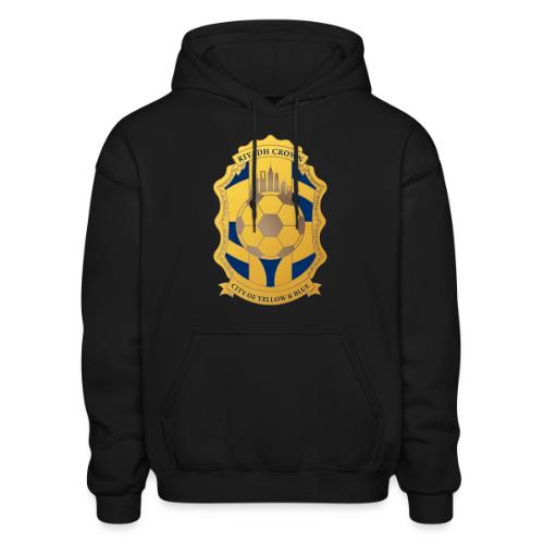 Riyadh Crown T Shirt, Modern Desert Pride Gift - Gildan Heavy Blend Adult Hoodie