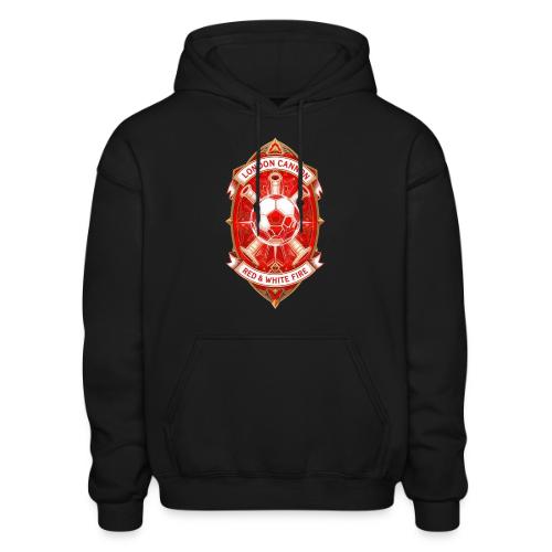 Red London Cannon T Shirt,Football City Pride Gift - Gildan Heavy Blend Adult Hoodie