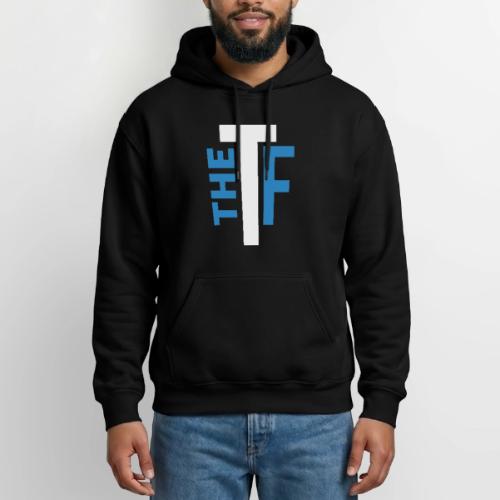 TTF Blue & White - Heavyweight Unisex Hoodie by Gildan