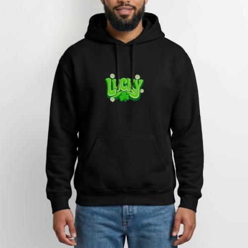 Lucky 70s Retro T-Shirt - Gildan Heavy Blend Adult Hoodie