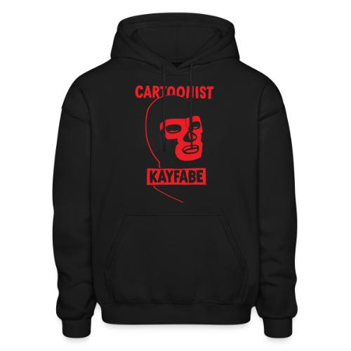 Cartoonist Kayfabe Wrestling Mask - Heavyweight Unisex Hoodie by Gildan