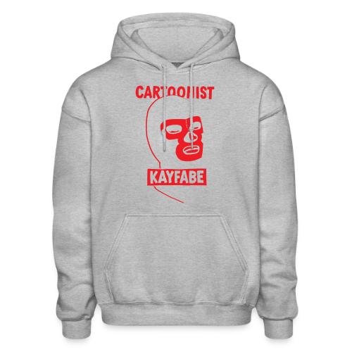 Cartoonist Kayfabe Wrestling Mask - Heavyweight Unisex Hoodie by Gildan