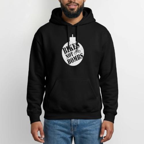 Bikes Not Bombs - Heavyweight Unisex Hoodie by Gildan