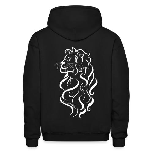 Powerful Royal Lion - Gildan Heavy Blend Adult Hoodie