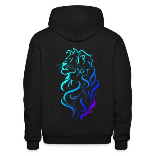 Powerful Royal Lion - Gildan Heavy Blend Adult Hoodie