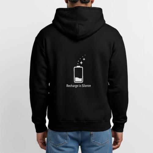 Recharge in Silence Introvert Gift Hoodie - Gildan Heavy Blend Adult Hoodie
