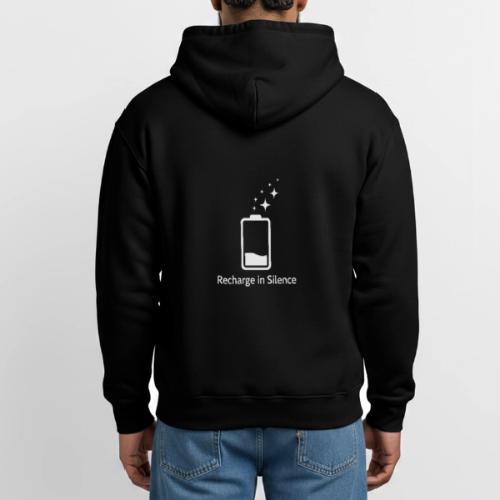 Recharge in Silence Introvert Gift Hoodie - Heavyweight Unisex Hoodie by Gildan