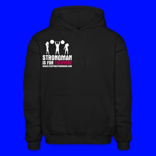 strongman is for everyone - Heavyweight Unisex Hoodie by Gildan
