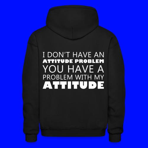 attitude - Heavyweight Unisex Hoodie by Gildan