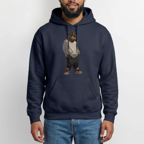 Urban Streetwear Bear Cool Apparel Design - Heavyweight Unisex Hoodie by Gildan