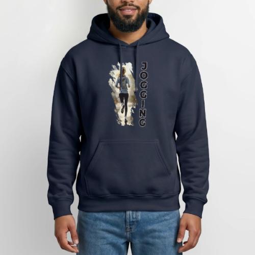 Jogging: Run into Motion - Heavyweight Unisex Hoodie by Gildan