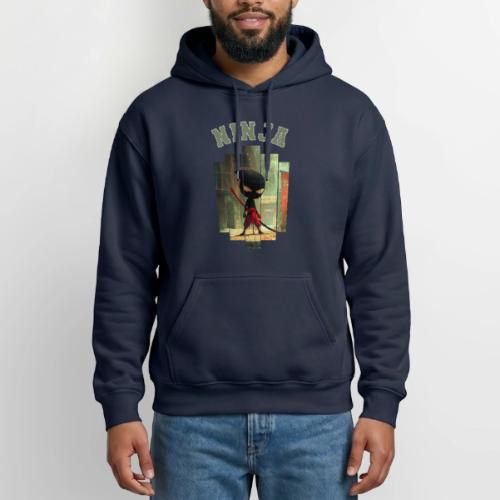 Cute Ninja Attack - Heavyweight Unisex Hoodie by Gildan