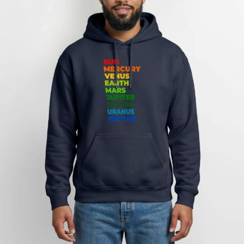 Color the solar system - Heavyweight Unisex Hoodie by Gildan