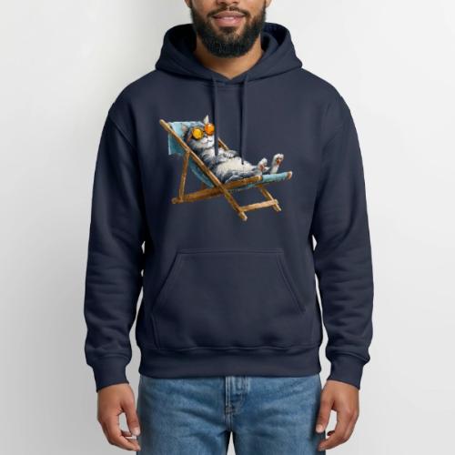 Sunshine Cat Mode - Heavyweight Unisex Hoodie by Gildan