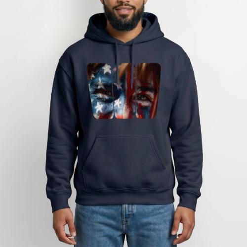 USA: Stars in Their Eyes - Heavyweight Unisex Hoodie by Gildan