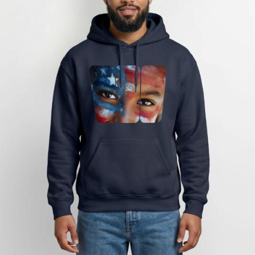 USA: Eyes of the Flag - Gildan Heavy Blend Adult Hoodie