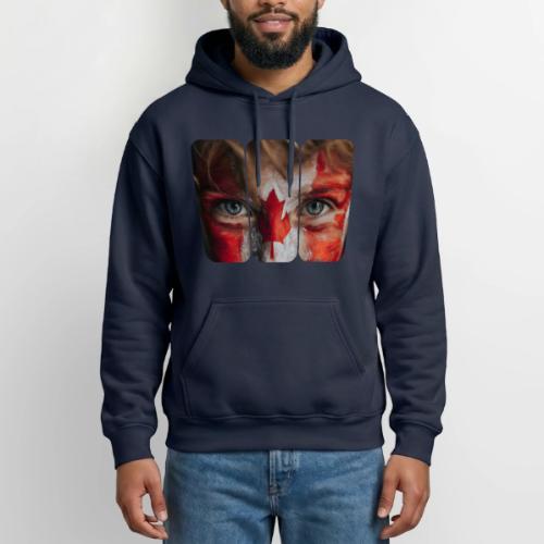 Canada: Maple Leaf Gaze - Gildan Heavy Blend Adult Hoodie