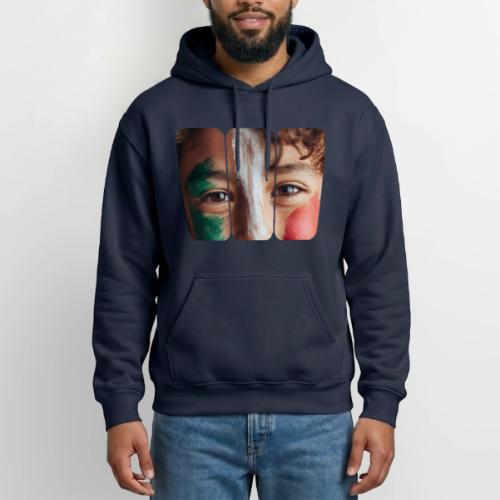 Mexico: Three Stripes of Pride - Heavyweight Unisex Hoodie by Gildan