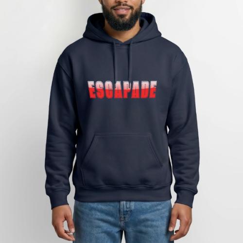 ESCAPADE Bold Typography Graphic Design - Gildan Heavy Blend Adult Hoodie