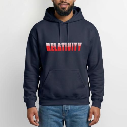 Relativity Science Typography Design - Gildan Heavy Blend Adult Hoodie
