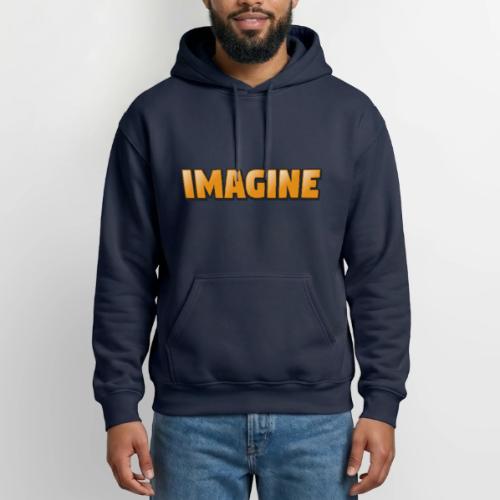 Imagine Word Art – Creative Gradient Design - Gildan Heavy Blend Adult Hoodie