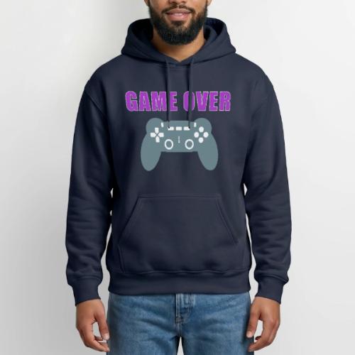 Game Over Gamer Controller Design - Heavyweight Unisex Hoodie by Gildan