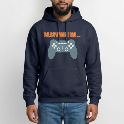 Respawning Gamer Controller Design - Gildan Heavy Blend Adult Hoodie