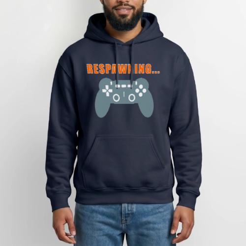 Respawning Gamer Controller Design - Heavyweight Unisex Hoodie by Gildan